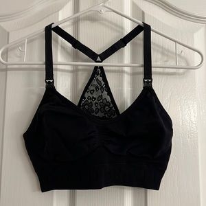 Kindred Bravely Black Razorback Nursing Bra